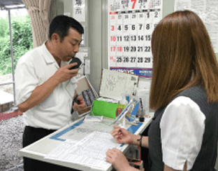 点呼・アルコールチェック